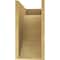 Ekena Millwork 9"W x 18"D x 18"H Classic Del Monte Rough Cedar Woodgrain TimberThane Corbel, Primed Tan CORUR09X18X18DELRCPR - alternate 4